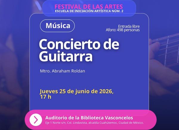 Concierto de Guitarra- Mtro. Abraham Roldán