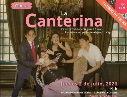 Ópera "La Canterina"- Cátedra del docente Leonardo Villeda