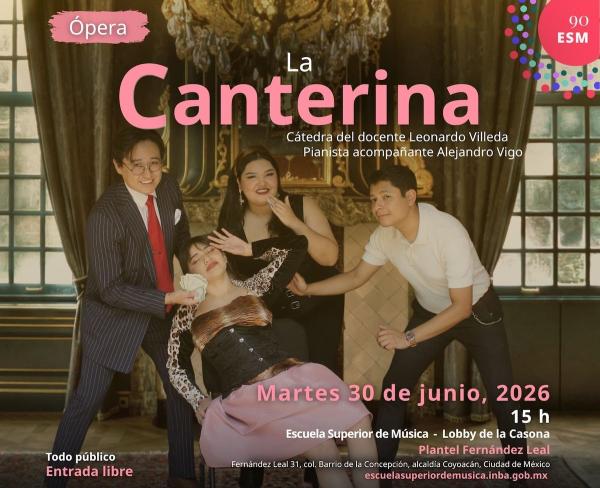 Ópera "La Canterina"- Cátedra del docente Leonardo Villeda