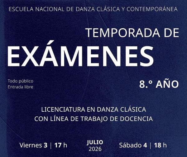 Licenciatura en Danza Clásica con Línea de trabajo de Docencia. 8.º año ENDCC- Maestro titular: Carlos Arturo Rodríguez Valencia
