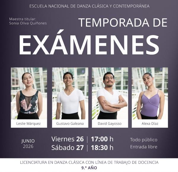 Licenciatura en Danza Clásica con Línea de trabajo de Docencia. 9.º año ENDCC- Maestra titular: Sonia Oliva Quiñones