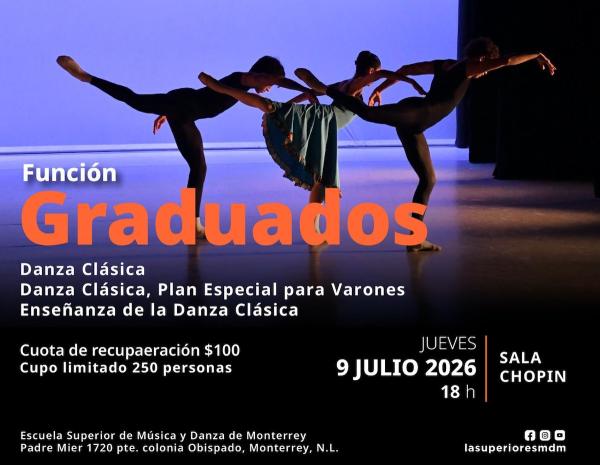 Función de Graduados ESMDM- Danza clásica | Danza clásica, Plan especial para varones | Enseñanza de la Danza Clásica