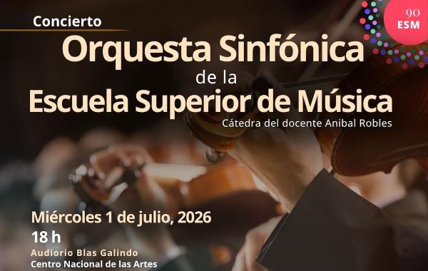 Orquesta Sinfónica de la Escuela Superior de Música- Cátedra del docente Aníbal Robles