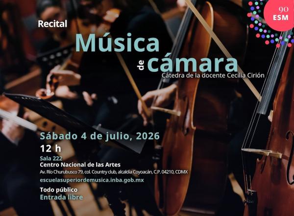 Recital de Música de Cámara- Cátedra de la docente Cecilia Cirión