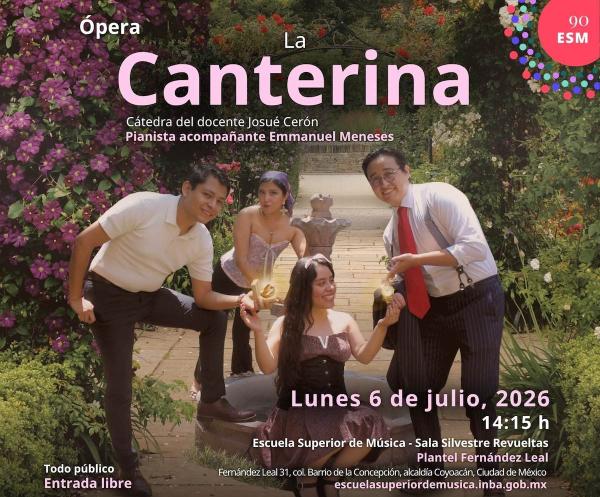 Ópera "La Canterina"- Cátedra del docente Josué Cerón