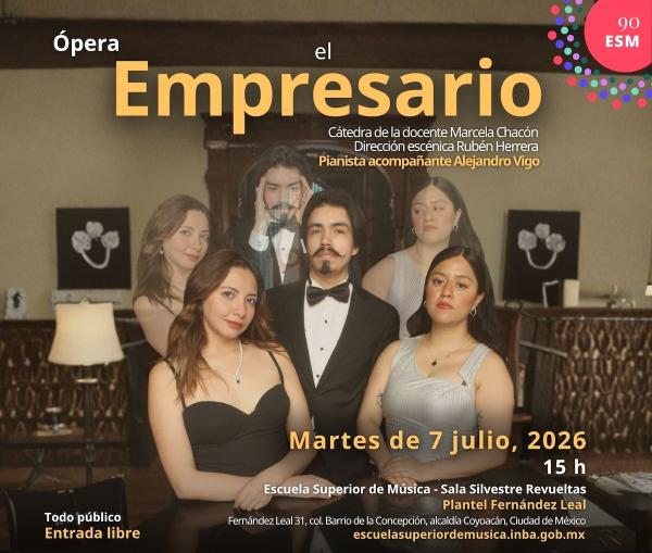 Ópera El empresario- Cátedra de la docente Marcela Chacón