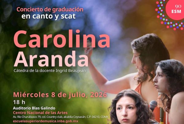 Carolina Aranda- Concierto de graduación en canto y scat