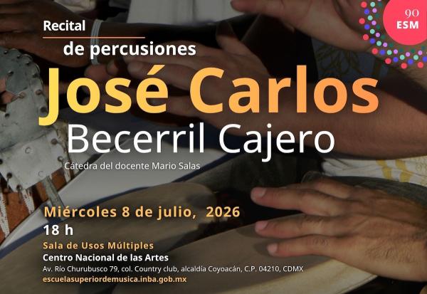 José Carlos Becerril Cajero- Recital de percusiones