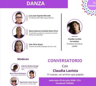 CONVERSATORIO. Con Claudia Lavista- El cuerpo, un archivo que palpita