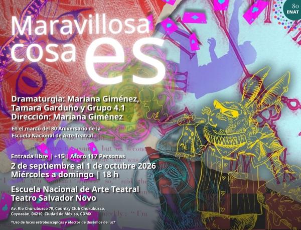 Maravillosa cosa es- Dirección: Mariana Giménez
