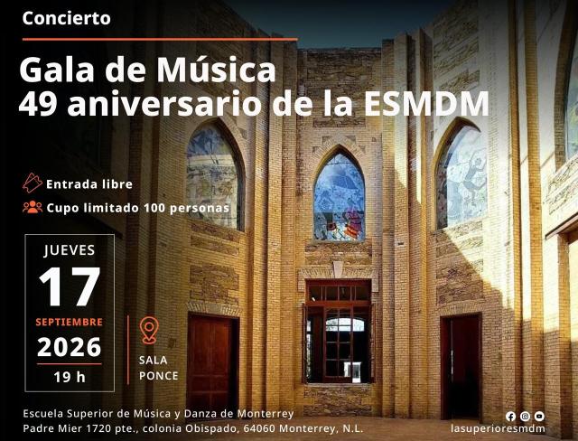 49 aniversario de la ESMDM- Gala de música