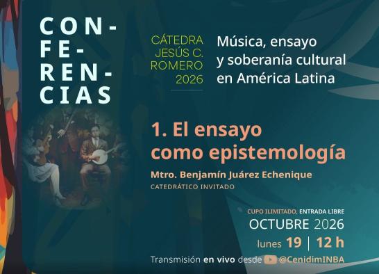 El ensayo como epistemología- Conferencia del Mtro. Benjamín Juárez Echenique