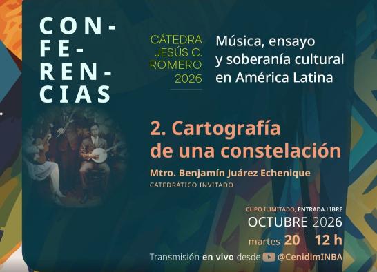 Cartografía de una constelación- Conferencia del maestro Benjamín Juárez Echenique