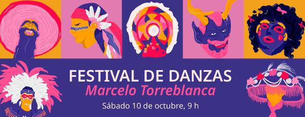 Flyer de Festival de Danzas Marcelo Torreblanca 2026 - Escuela Nacional de Danza Folklórica