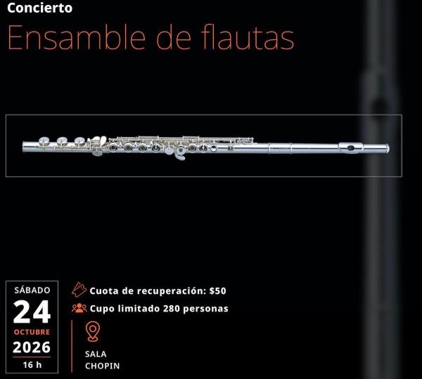 Ensamble de flautas - Concierto
