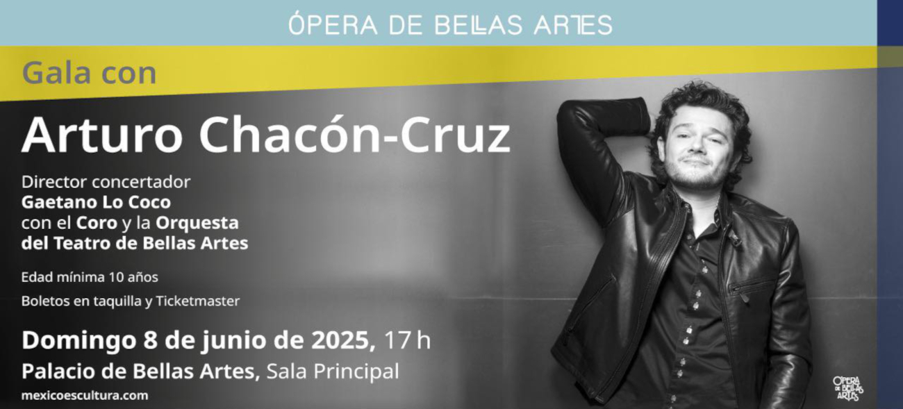 Gala con Arturo Chacón-Cruz