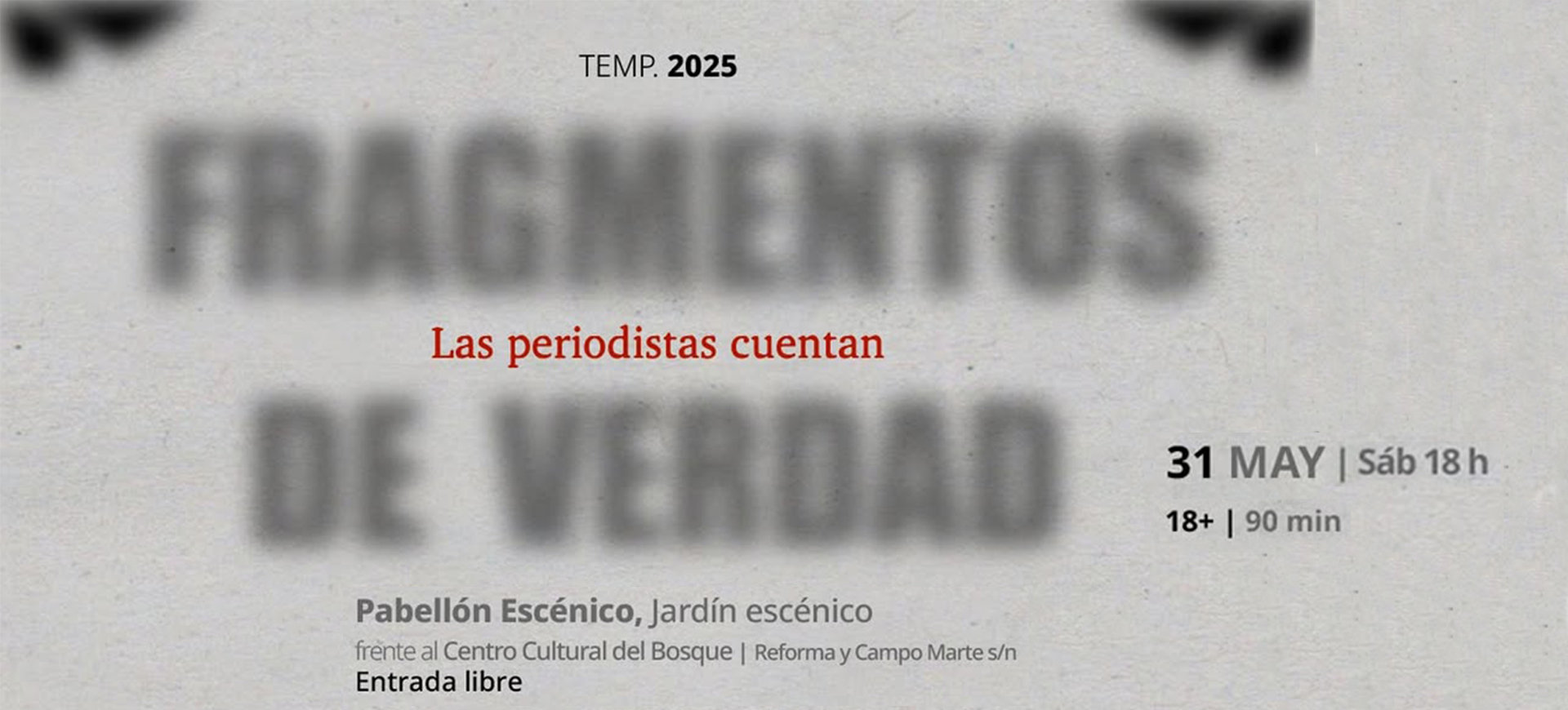 Fragmentos de verdadLas periodistas cuentan