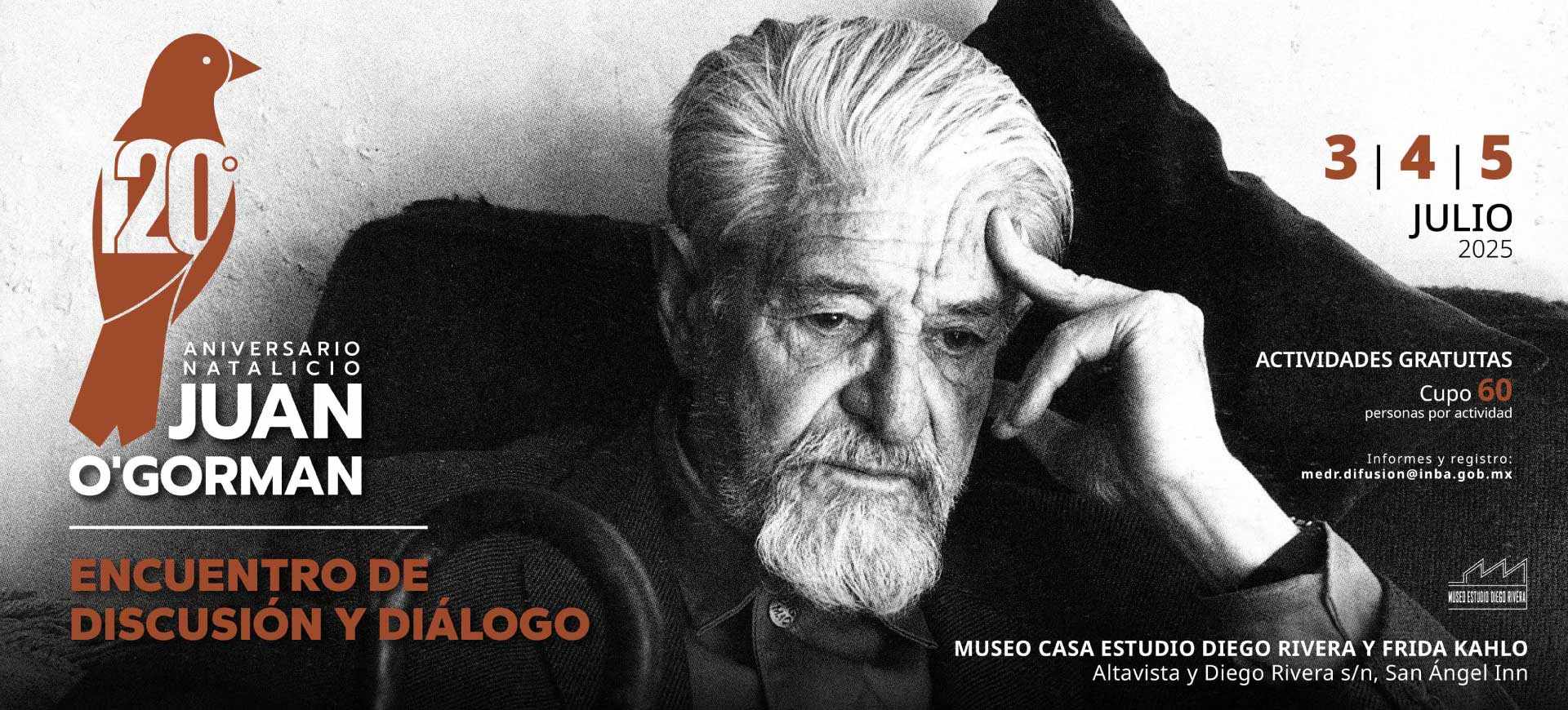 120 Aniversario del natalicio de Juan O'Gorman