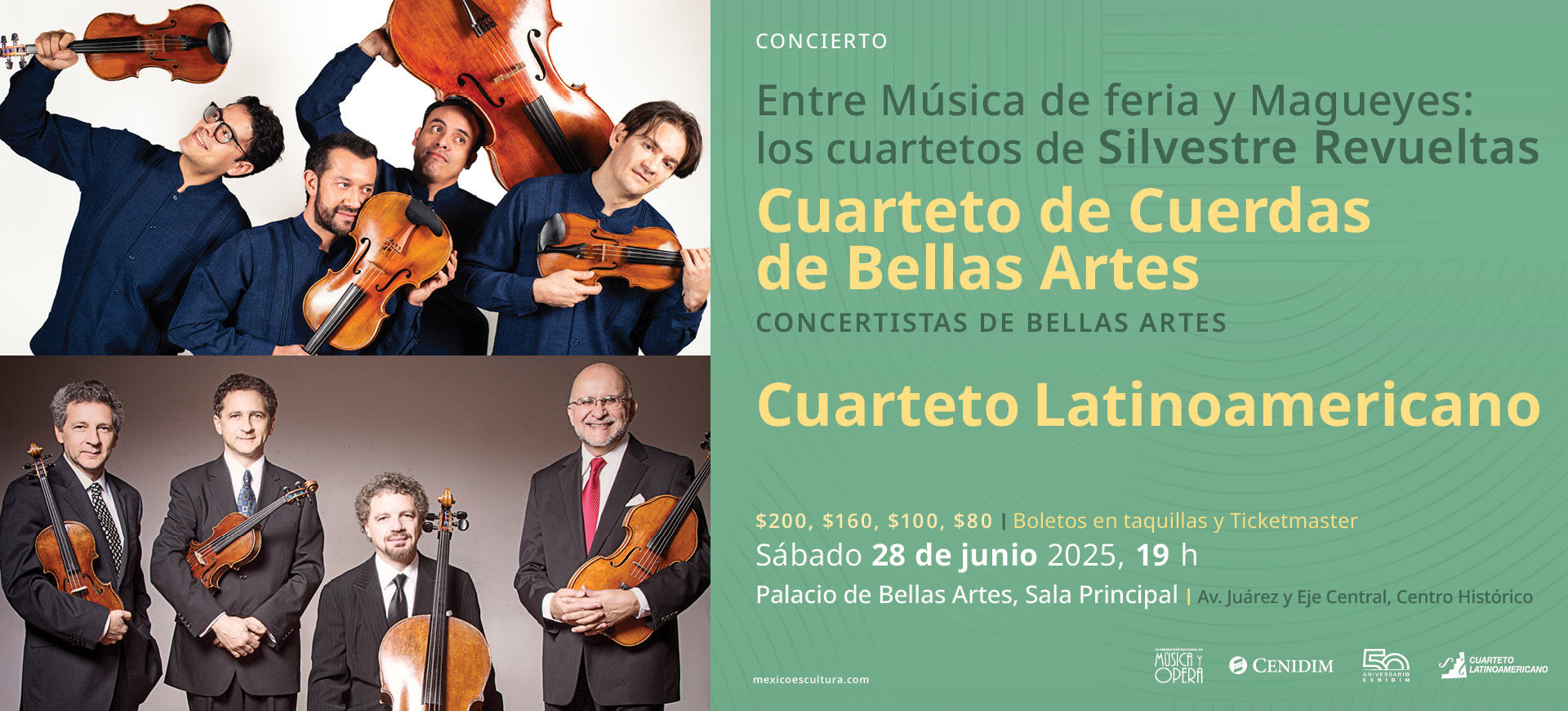 Entre Música de Feria y Magueyes: los cuartetos de Silvestre Revueltas
