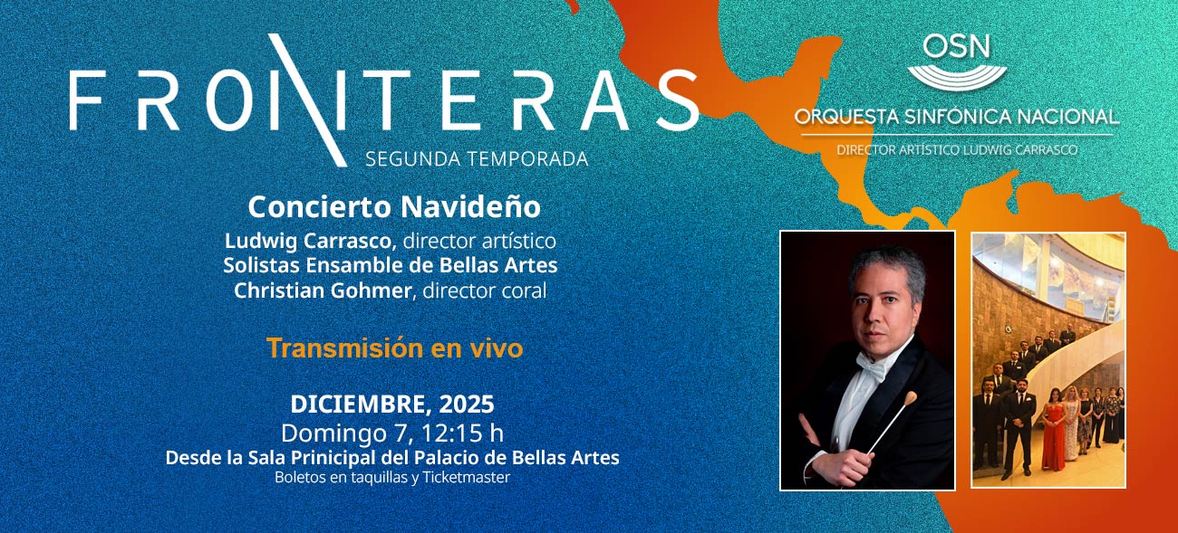Concierto Navideño OSN Transmisión Youtube