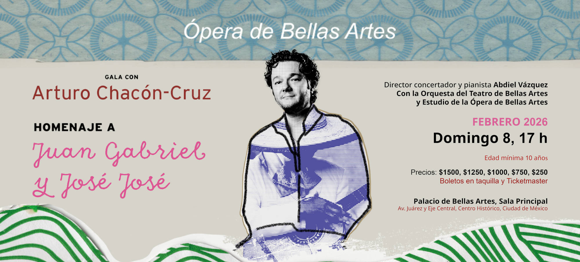 Gala con Arturo Chacón-Cruz