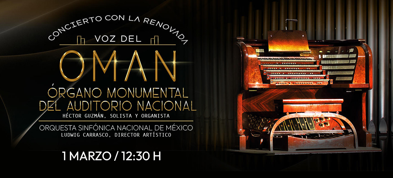 Concierto sinfónico con la renovada voz del Órgano Monumental del Auditorio Nacional