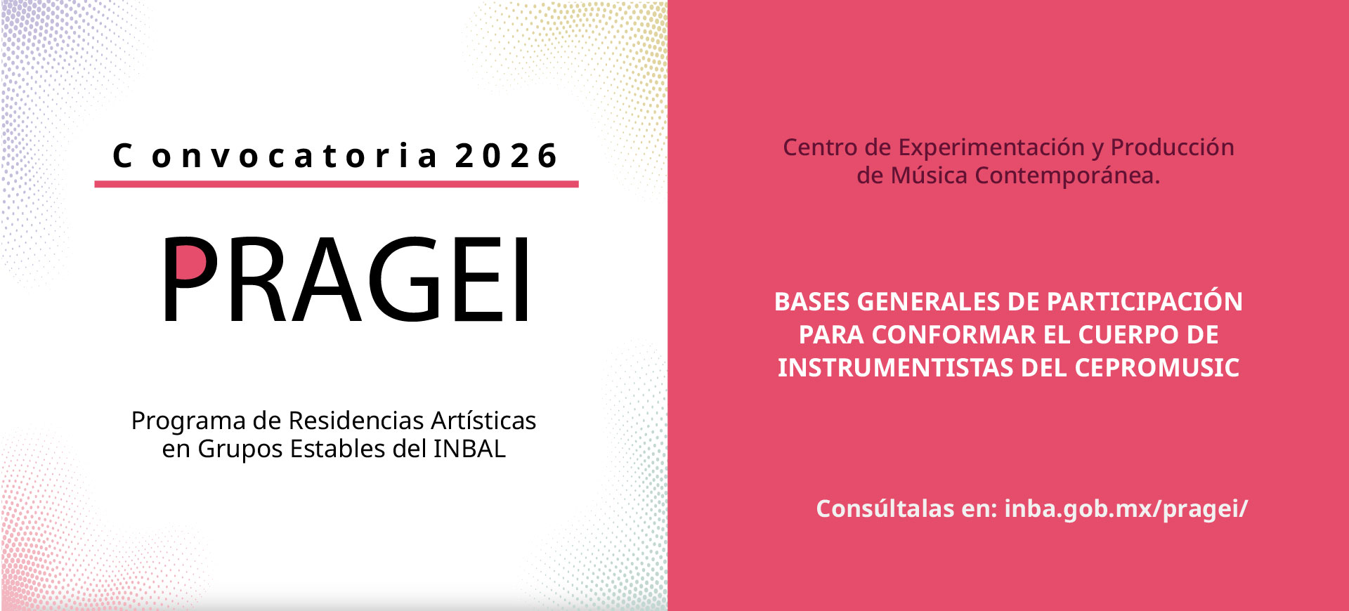 Convocatoria Cepromusic