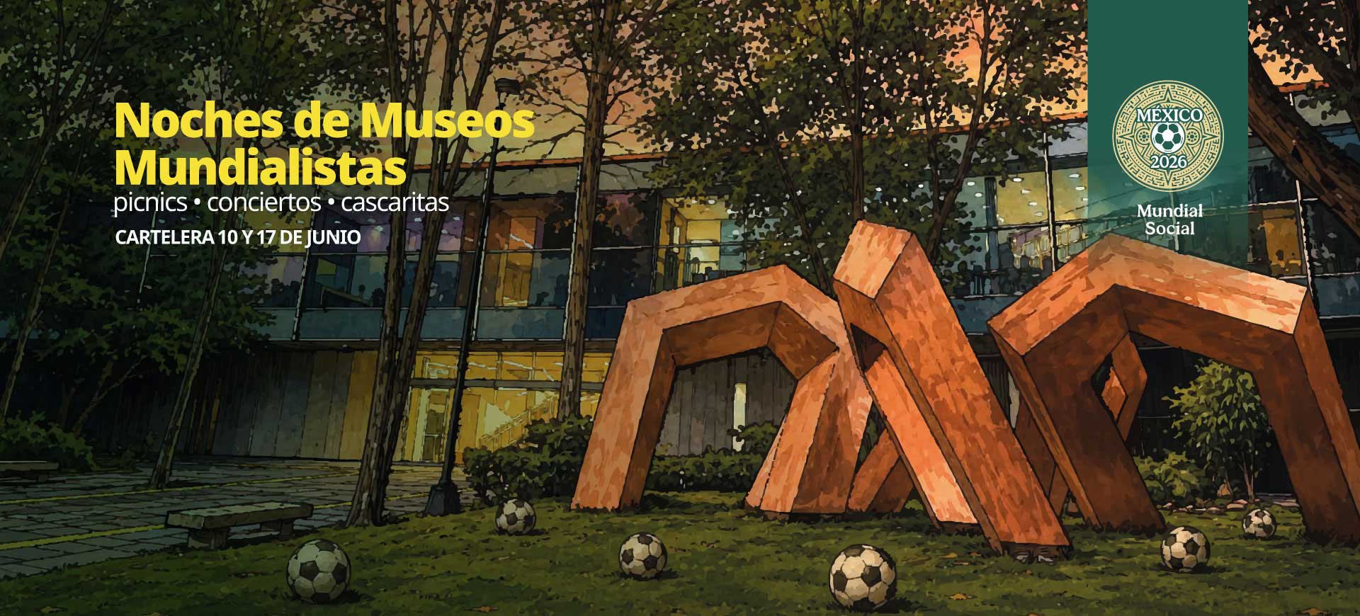 Noches de Museos mundialistas