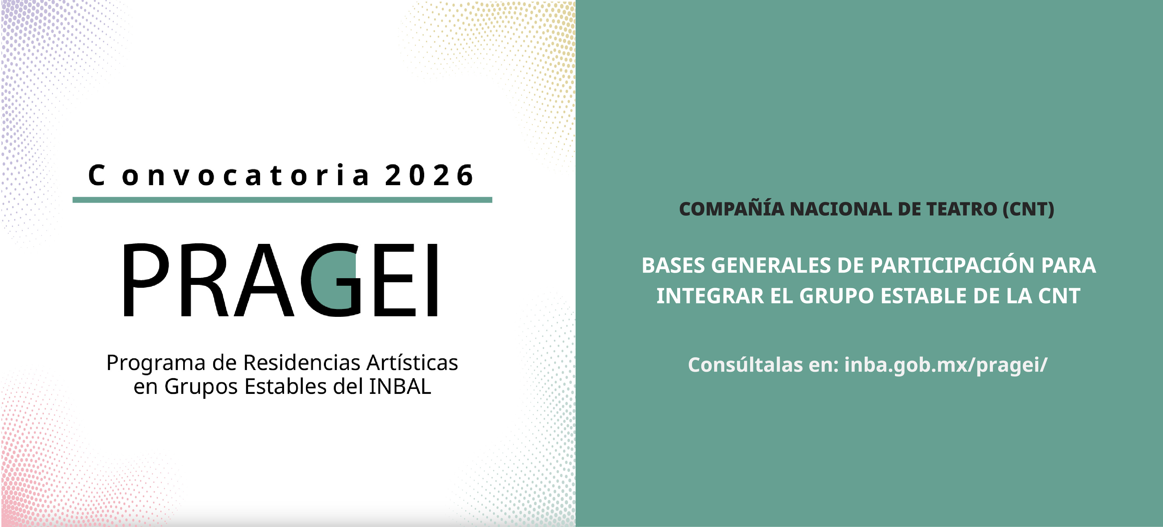 PRAGEI Convocatoria Compañía Nacional de Teatro