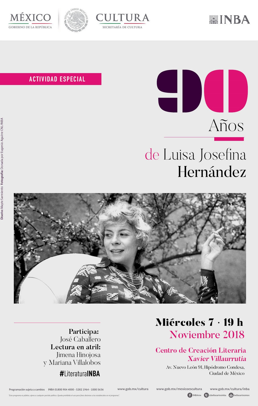 Se Hará Lectura En Atril De La Obra De Luisa Josefina Hernández ...