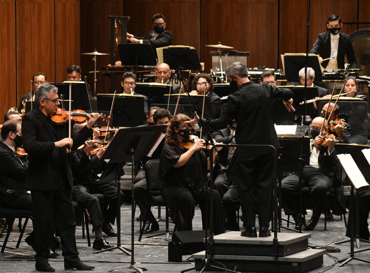 <p><strong>Con obras de jóvenes compositores, la Orquesta Sinfónica Nacional inició el 44 Foro Internacional de Música Nueva <em>Manuel Enríquez</em></strong></p>
