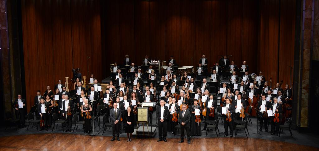 <strong>El Inbal reconoce el compromiso artístico y humanista de la Orquesta Sinfónica Nacional en su 95 aniversario</strong>