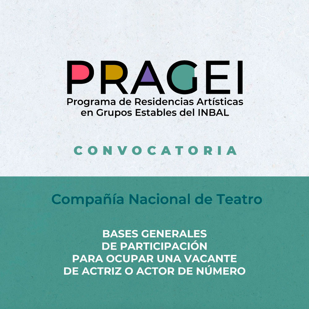 Convocatoria Compañía Nacional de Teatro